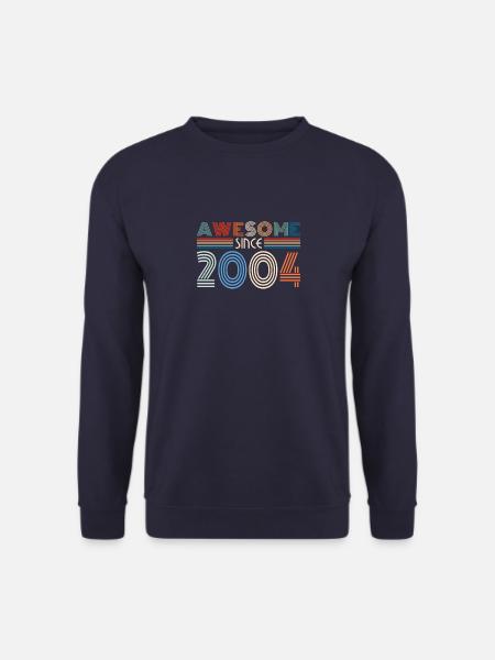 Vintage 2004 04 Birthday Retro Vintage Gift - Unisex Sweatshirt - navy