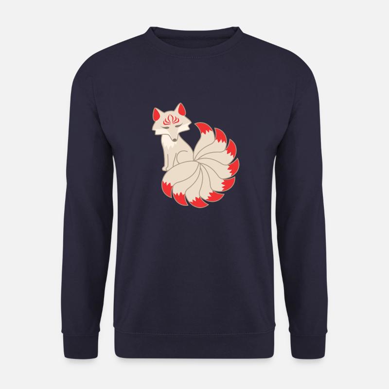 Kitsune Fox - Unisex Sweatshirt - navy