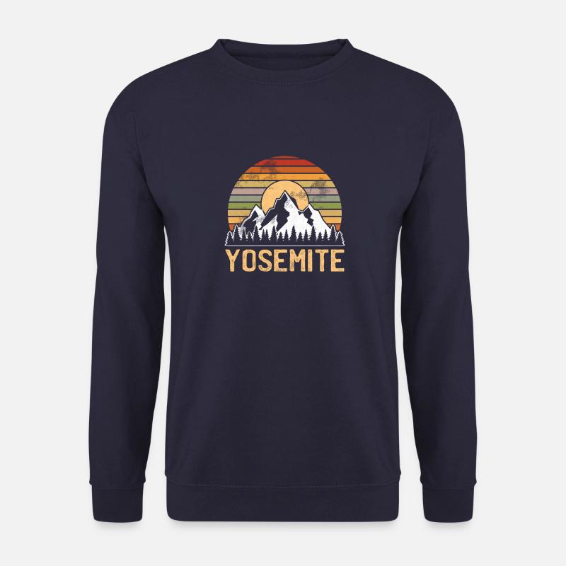 Yosemite Nationalpark Abenteuer Berge Geschenk - Unisex Pullover - Navy