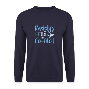 Kinder Co pilot - Unisex Pullover - Navy - Vorne - Alina (178cm) & Michal (187cm)