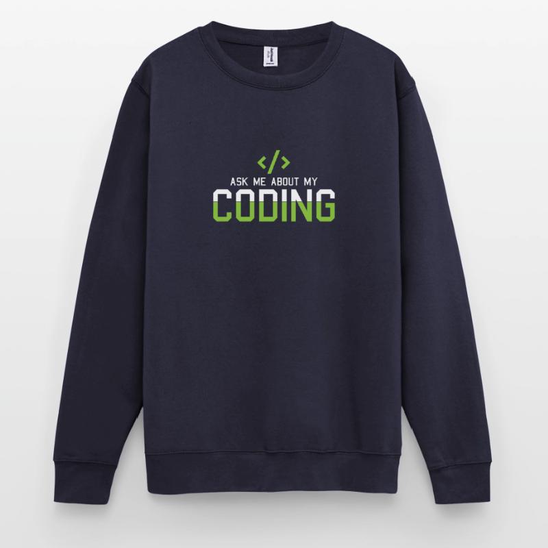 Hacking Programmer Hacker Code Coding Cadeau Sweat-shirt Unisexe