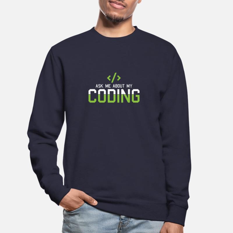 Hacking Programmer Hacker Code Coding Cadeau Sweat-shirt Unisexe