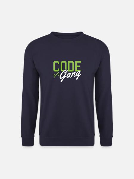 Hacking Programmer Hacker Code Coding Cadeau - Sweat-shirt Unisexe - marine