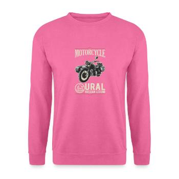 Moto Ural Légende Russe Sidecar - Sweat-shirt Unisexe - rose - Devant