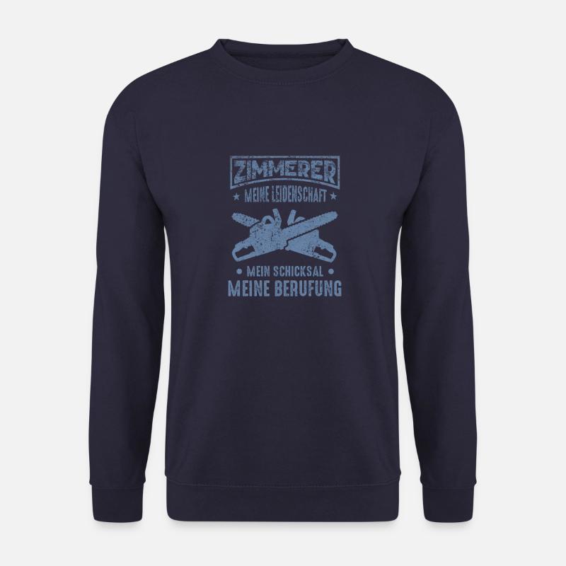 Zimmerer lustige Sprüche - Unisex Pullover - Navy