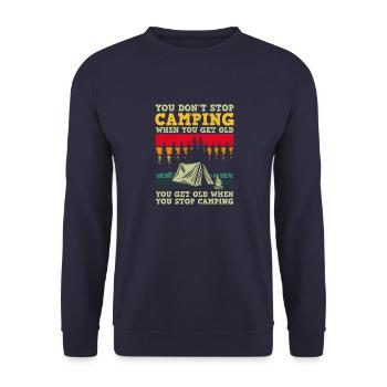 Explorez la nature Sortez des sentiers battus - Sweat-shirt Unisexe - marine - Devant - Alina (178cm) & Michal (187cm)