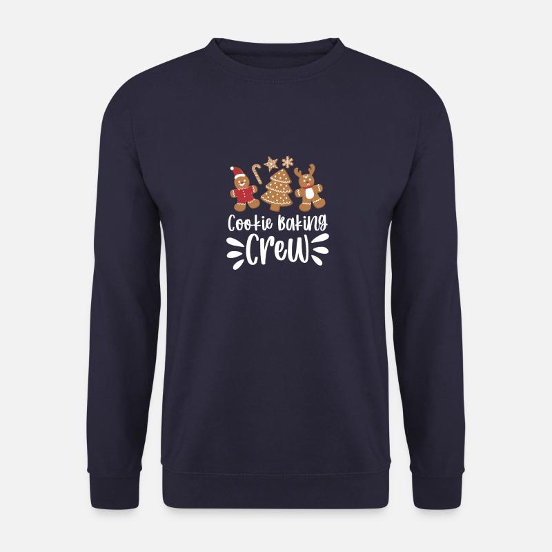 Cookie Baking Crew Gingerbread Christmas Xmas - Unisex Pullover - Navy
