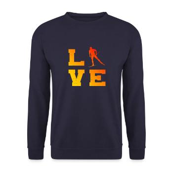 Men's Cross-Country Classic Cross-Country Skiing Women Cross-Country Skiing - Unisex Sweatshirt - navy - Front - Alina (178cm) & Michal (187cm)