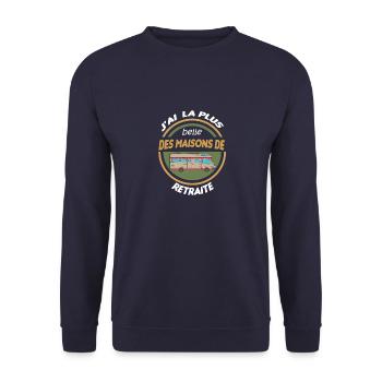 jai la plus belle des maisons de retraite - Sweat-shirt Unisexe - marine - Devant - Alina (178cm) & Michal (187cm)