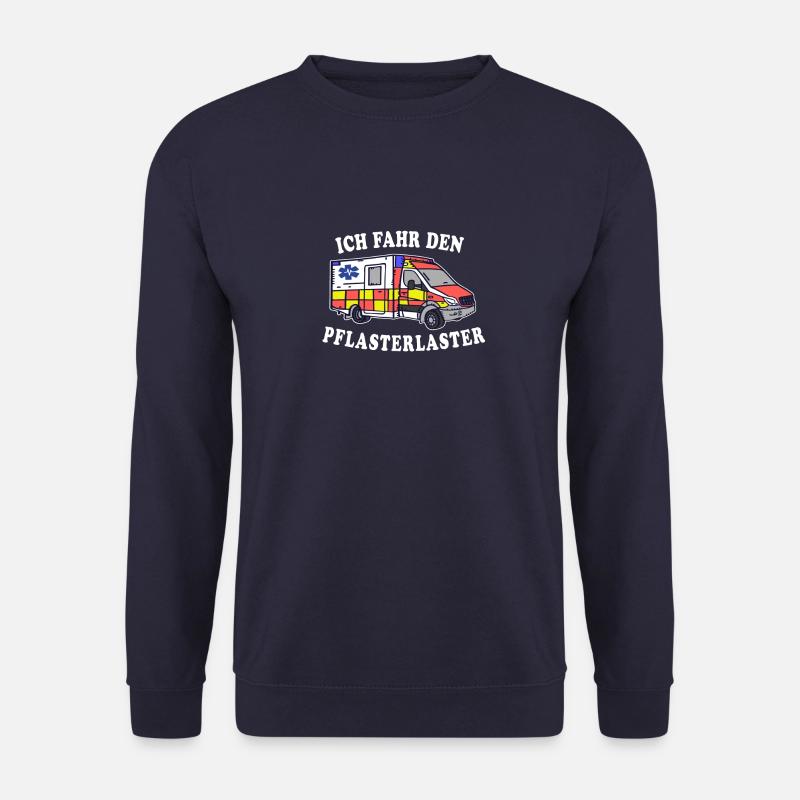 Pflaster Laster Fahrer Rettungsdienst - Unisex Pullover - Navy