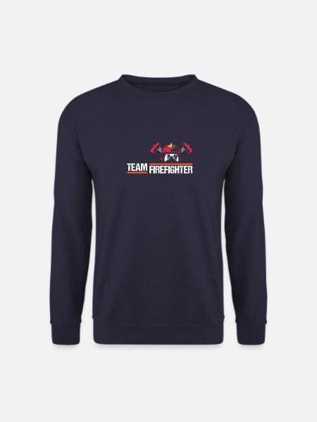 feuerwehrmann feuerwehr feuerwehrfrau freiwillige - Unisex Pullover - Navy