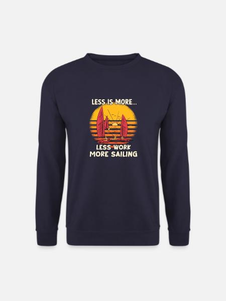Segel Kapitän Segel Hobby Jacht Segler - Unisex Pullover - Navy