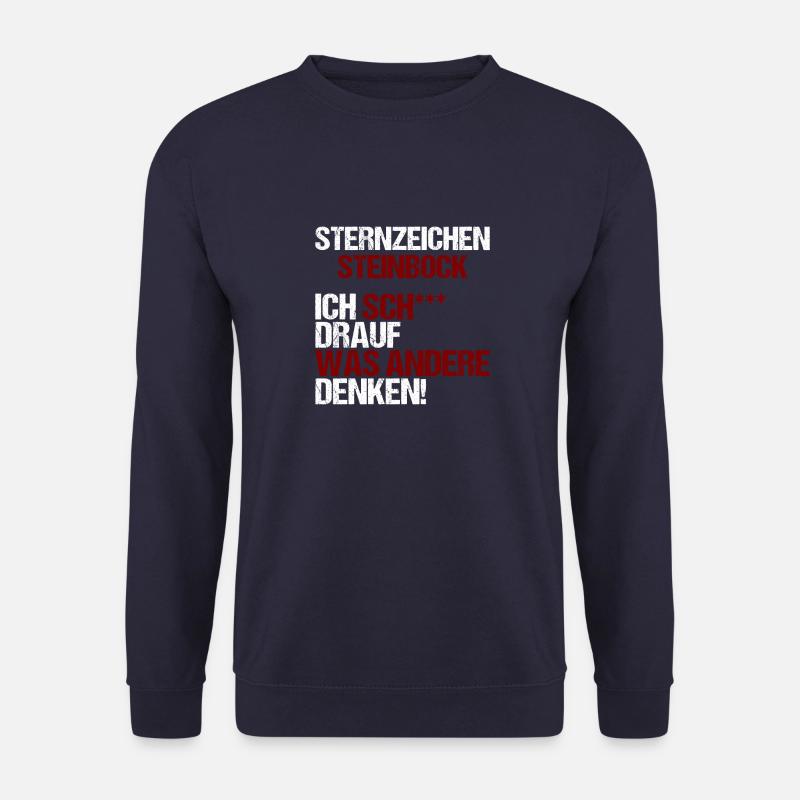Sternzeichen Steinbock - Unisex Pullover - Navy