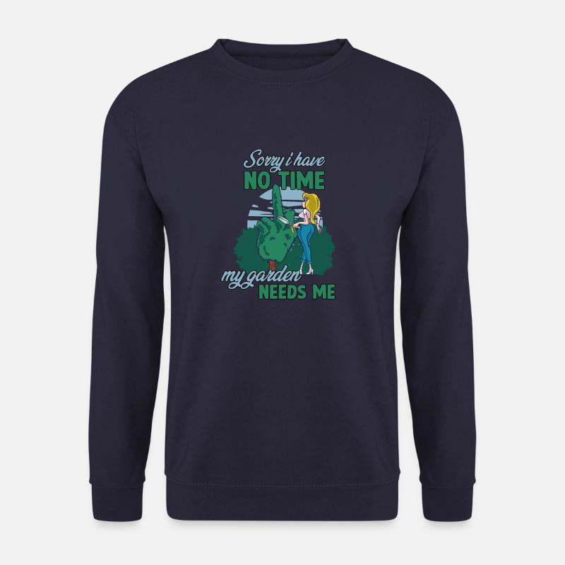 Lustiges Hobbygärtner Outfit witziges Gärtner - Unisex Pullover - Navy