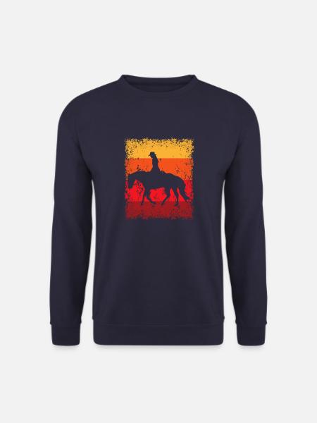 Westernreiterin Westernreiten Reiterin Reitsport - Unisex Pullover - Navy