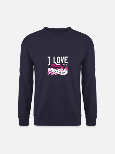 I love my Boyfriend - Unisex Sweatshirt - navy