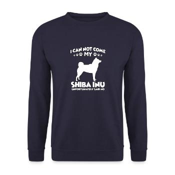 Shiba Inu Dog Training Dog Lover Motif Akita - Sweat-shirt Unisexe - marine - Devant - Alina (178cm) & Michal (187cm)