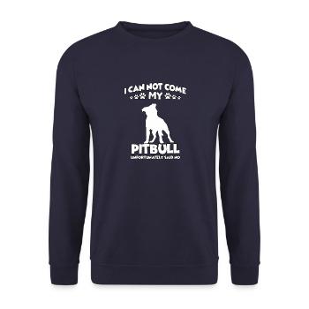 Pitbull Dog Training Dog Lovers Motif Pitbull - Sweat-shirt Unisexe - marine - Devant - Alina (178cm) & Michal (187cm)