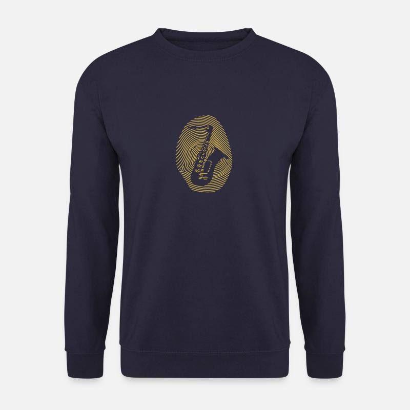 Saxophone Design - Unisex Sweatshirt - navy