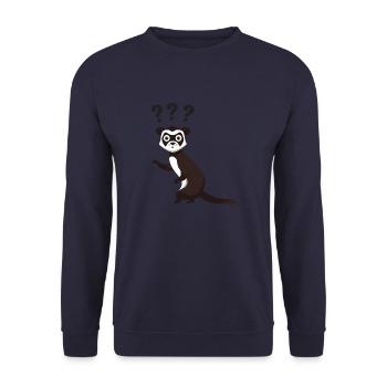 My Cute Sleeping Hamsters Nice Hamster Gesc - Unisex Sweatshirt - navy - Front - Alina (178cm) & Michal (187cm)