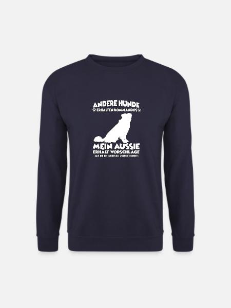 Obedience Australian Shepherd Dog Training - Unisex Sweatshirt - navy