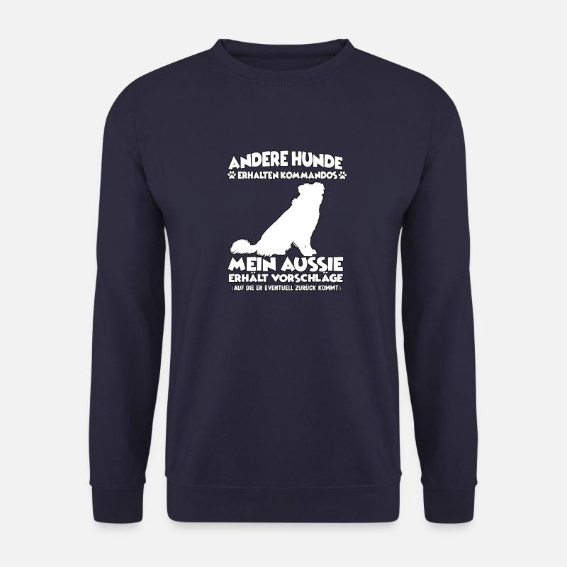 Obedience Australian Shepherd Dog Training - Unisex Sweatshirt - navy