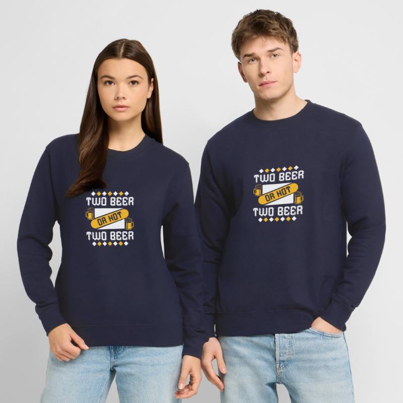 zwei Bier oder nicht zwei Bier Unisex Pullover