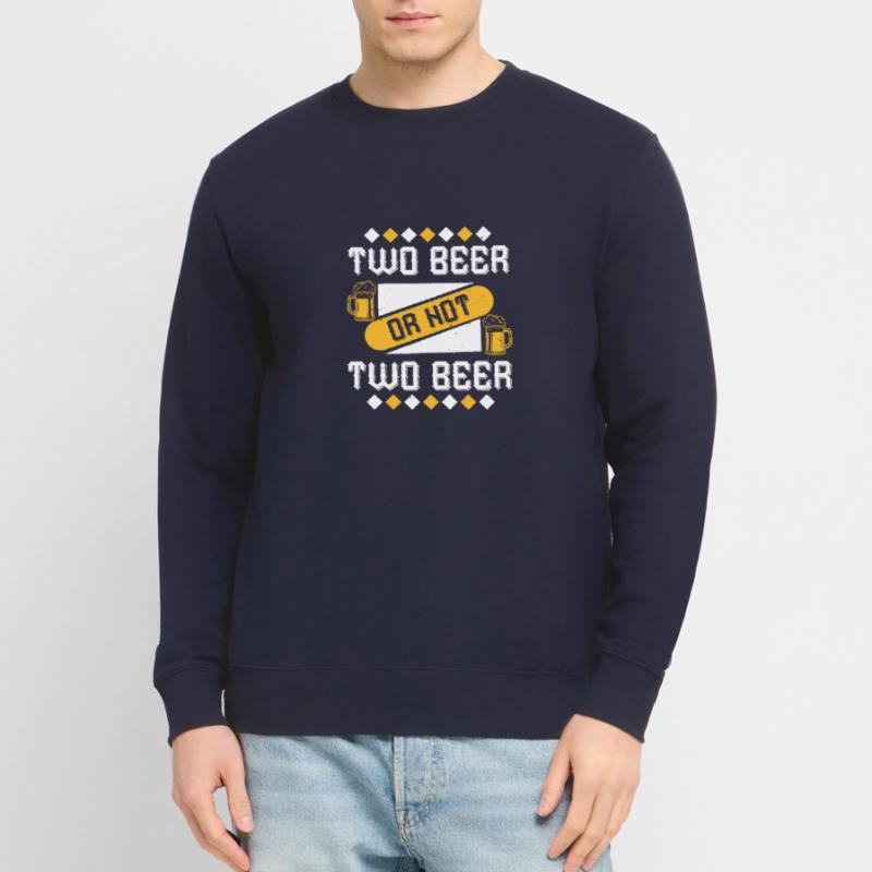 zwei Bier oder nicht zwei Bier Unisex Pullover