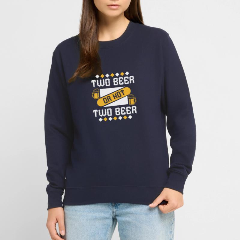 zwei Bier oder nicht zwei Bier Unisex Pullover