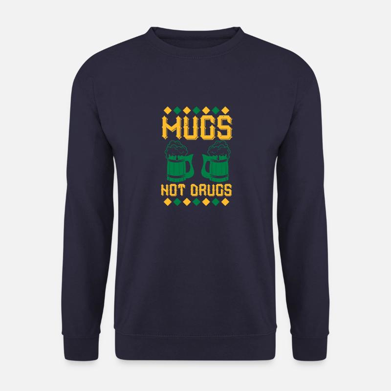 tasses pas de drogues - Sweat-shirt Unisexe - marine