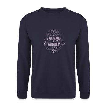 Cadeaux pour le 50e anniversaire de dictons amusants - Sweat-shirt Unisexe - marine - Devant - Alina (178cm) & Michal (187cm)