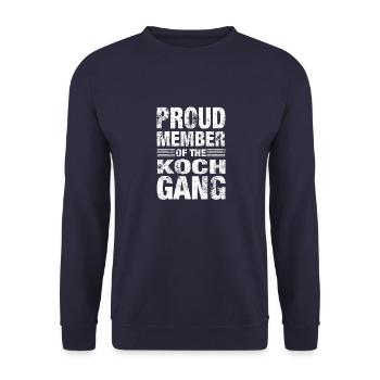 Koch Stolz Team Cadeau de famille - Sweat-shirt Unisexe - marine - Devant - Alina (178cm) & Michal (187cm)