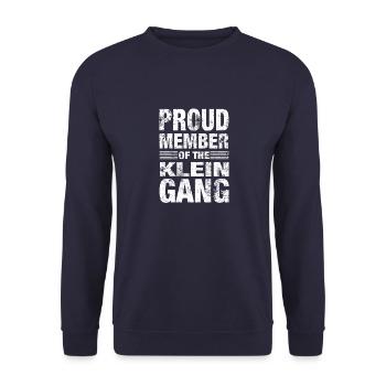 Klein Stolz Team Family Gift - Unisex Sweatshirt - navy - Front - Alina (178cm) & Michal (187cm)