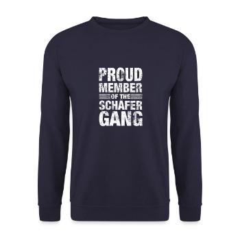 Schäfer Stolz Team Cadeau familial - Sweat-shirt Unisexe - marine - Devant - Alina (178cm) & Michal (187cm)