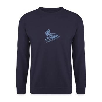 Legendary Jet Ski Driver Birthday Vintage - Unisex Sweatshirt - navy - Front - Alina (178cm) & Michal (187cm)