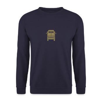 Bus bus driver school bus driver - Unisex Sweatshirt - navy - Front - Alina (178cm) & Michal (187cm)