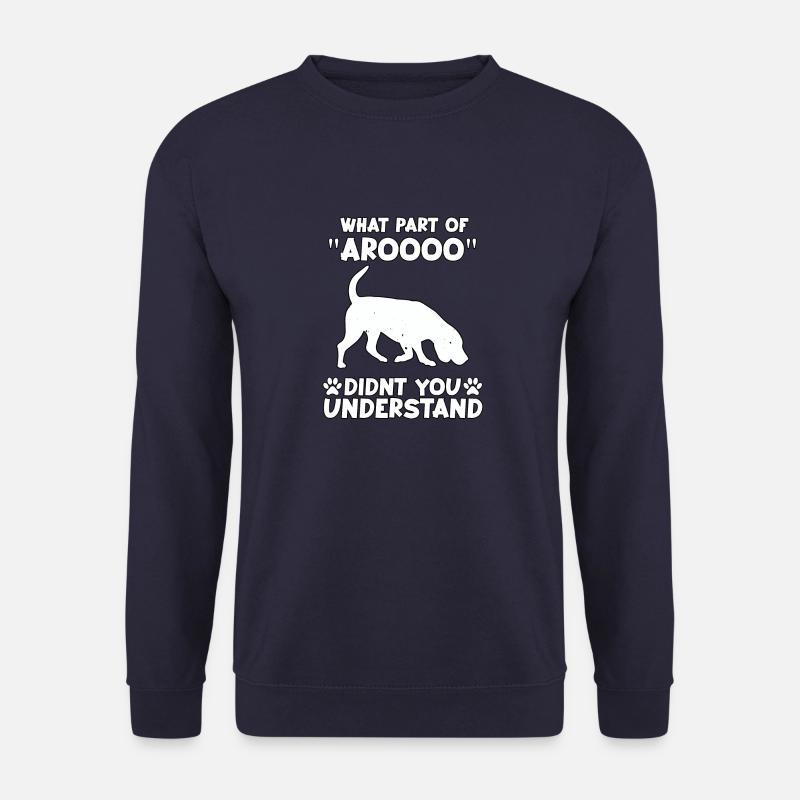 Niedlicher Beagle Spruch Beagle Hundehalter - Unisex Pullover - Navy