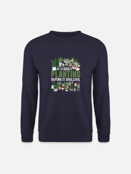 Planter des plantes J’aime mon jardin Gartena - Sweat-shirt Unisexe - marine