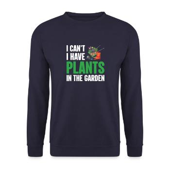 Planting Plants Lifestyle Succulents Gardenar - Unisex Sweatshirt - navy - Front - Alina (178cm) & Michal (187cm)