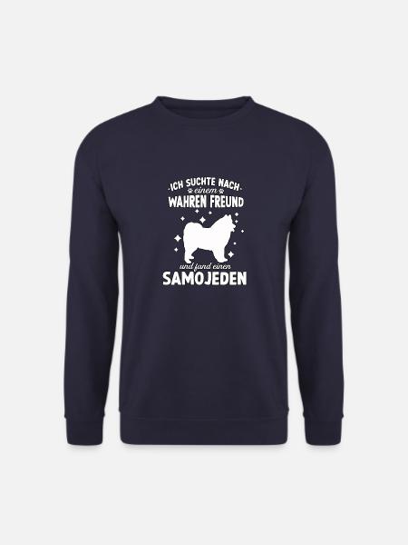 Samojeden Hundeschule Samojede Gassi Hunde - Unisex Pullover - Navy