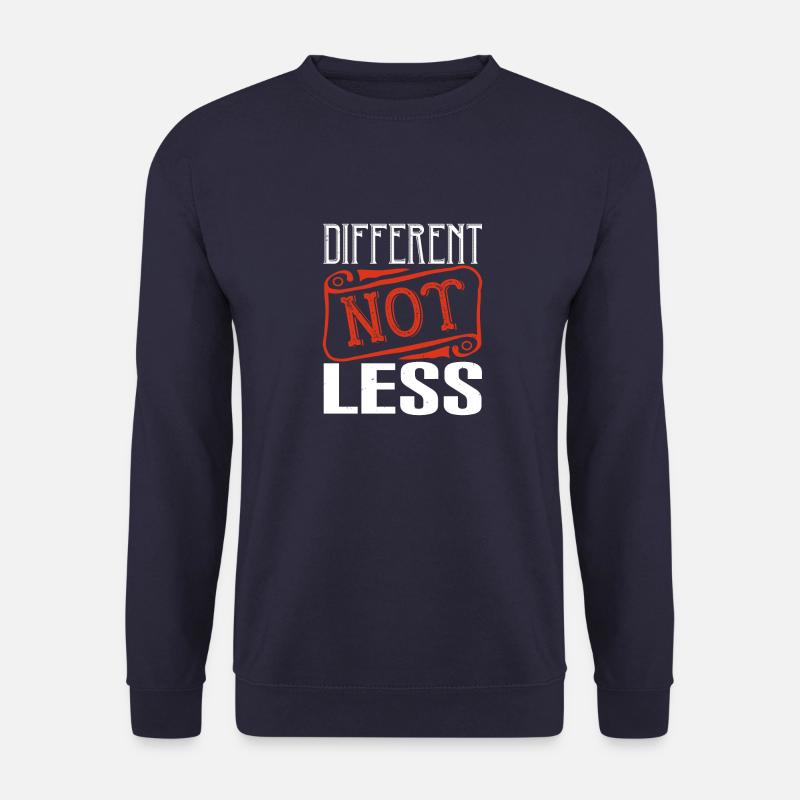 different not less - Unisex Sweatshirt - navy