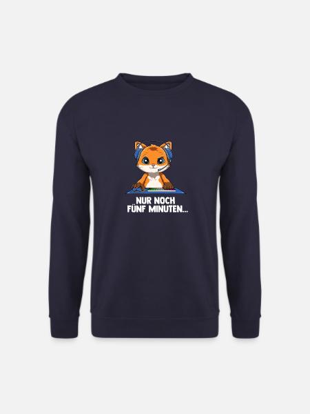 Streamen Videospiele Fuchs - Computerspiele Online - Unisex Pullover - Navy