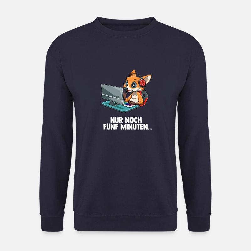 Streamen Videospiele Fuchs - Computer Spiele - Unisex Pullover - Navy