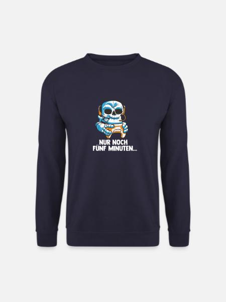 Streamen Videospiele Skelett - Computer Spiele - Unisex Pullover - Navy
