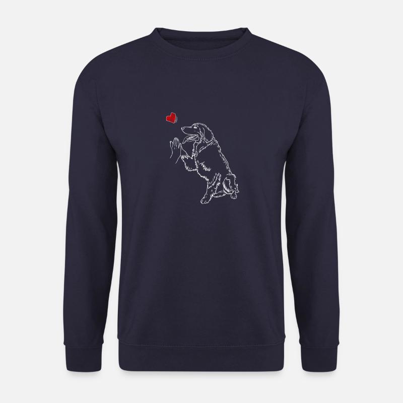 Hovawart Liebe Hovihalter Hofhund Wächter Geschenk - Unisex Pullover - Navy
