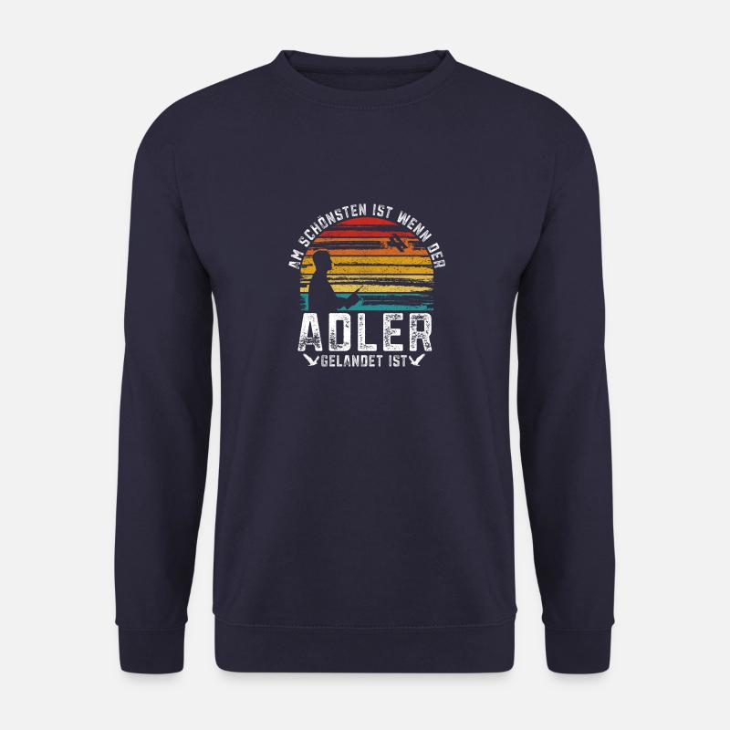 Modellfugzeug Testpilot Modellflug Pilot Geschenk - Unisex Pullover - Navy
