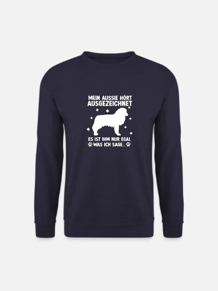 Süßes Aussie Hundetraining Australian Shepherd - Unisex Pullover - Navy