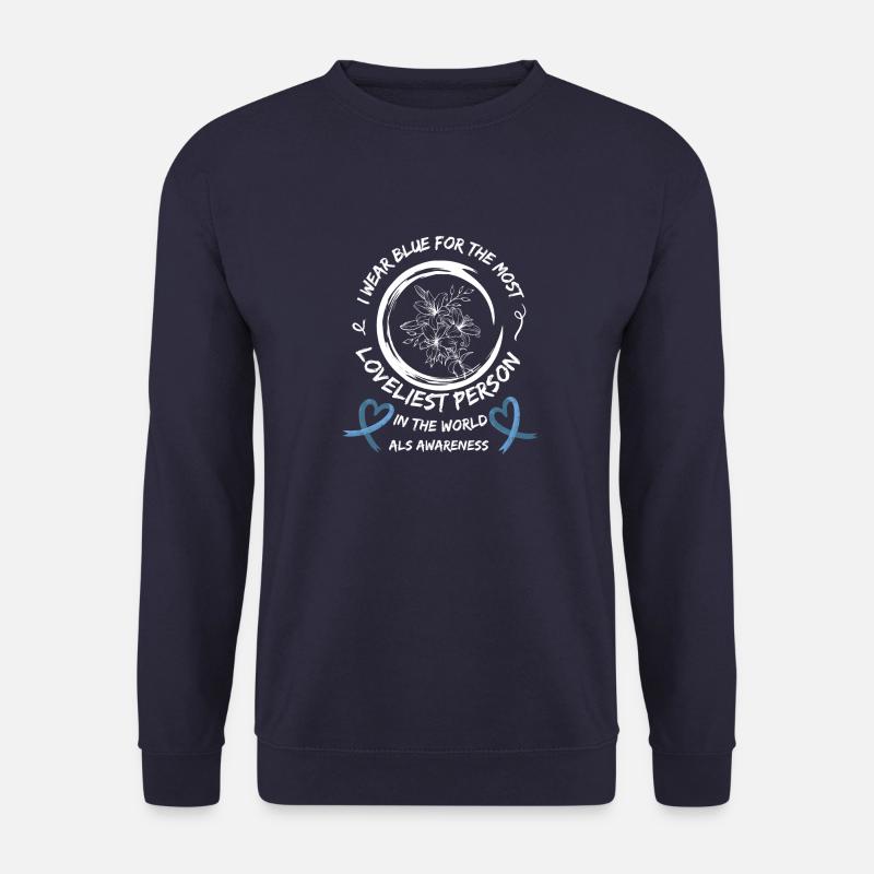 ALS-Bewusstsein Lou Gehrigs Krankheitskrieger - Unisex Pullover - Navy