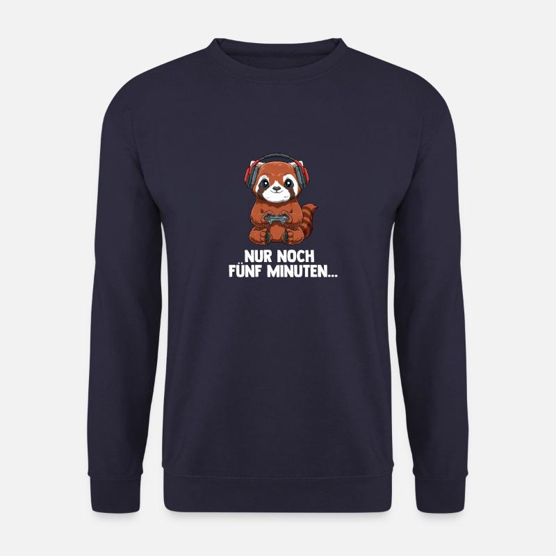 Streamen Videospiele Kleiner Panda - Computer - Unisex Pullover - Navy