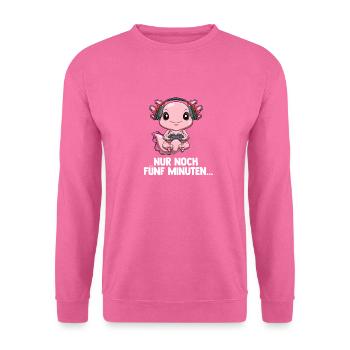 Streamen Videospiele Axolotl - Computer Spiele - Unisex Pullover - Pink - Vorne